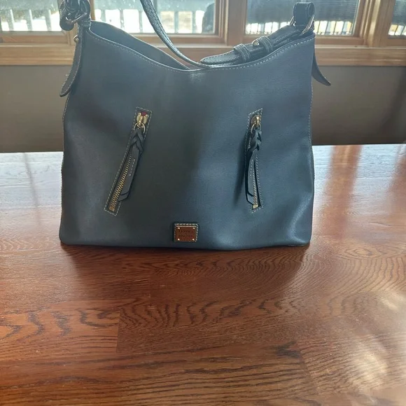 Dooney & Bourke Blue Hobo Bag - Picture 9 of 9